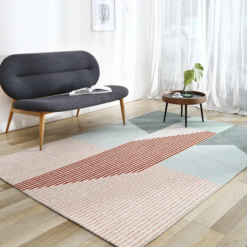 Легкие роскошные ковры для гостиной коврики для дома для спальни офисный ковер с нордическим узором толстый Диванный кофейный столик Коврик для пола обеденный ковер