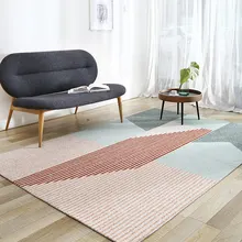 Легкие роскошные ковры для гостиной коврики для дома для спальни офисный ковер с нордическим узором толстый Диванный кофейный столик Коврик для пола обеденный ковер