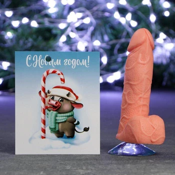

Figured soap "Favorite of the Year" on a suction cup, nude 13cm 5264947