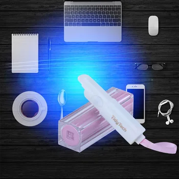 

Mini Disinfection Lamp Travel Tableware Cutlery Sterilizer Germicidal Light Handheld Disinfection Lamps