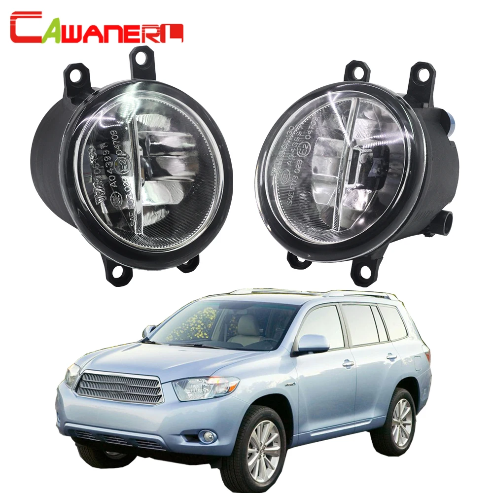 Cawanerl для Toyota Highlander Hybrid 2008 2010 2012 Автомобильный светодиодный противотуманный