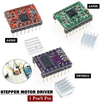 

5Pcs A4988 StepStick Stepper Driver+Heatsink for Reprap Pololu 3D Printer Red M08 dropship