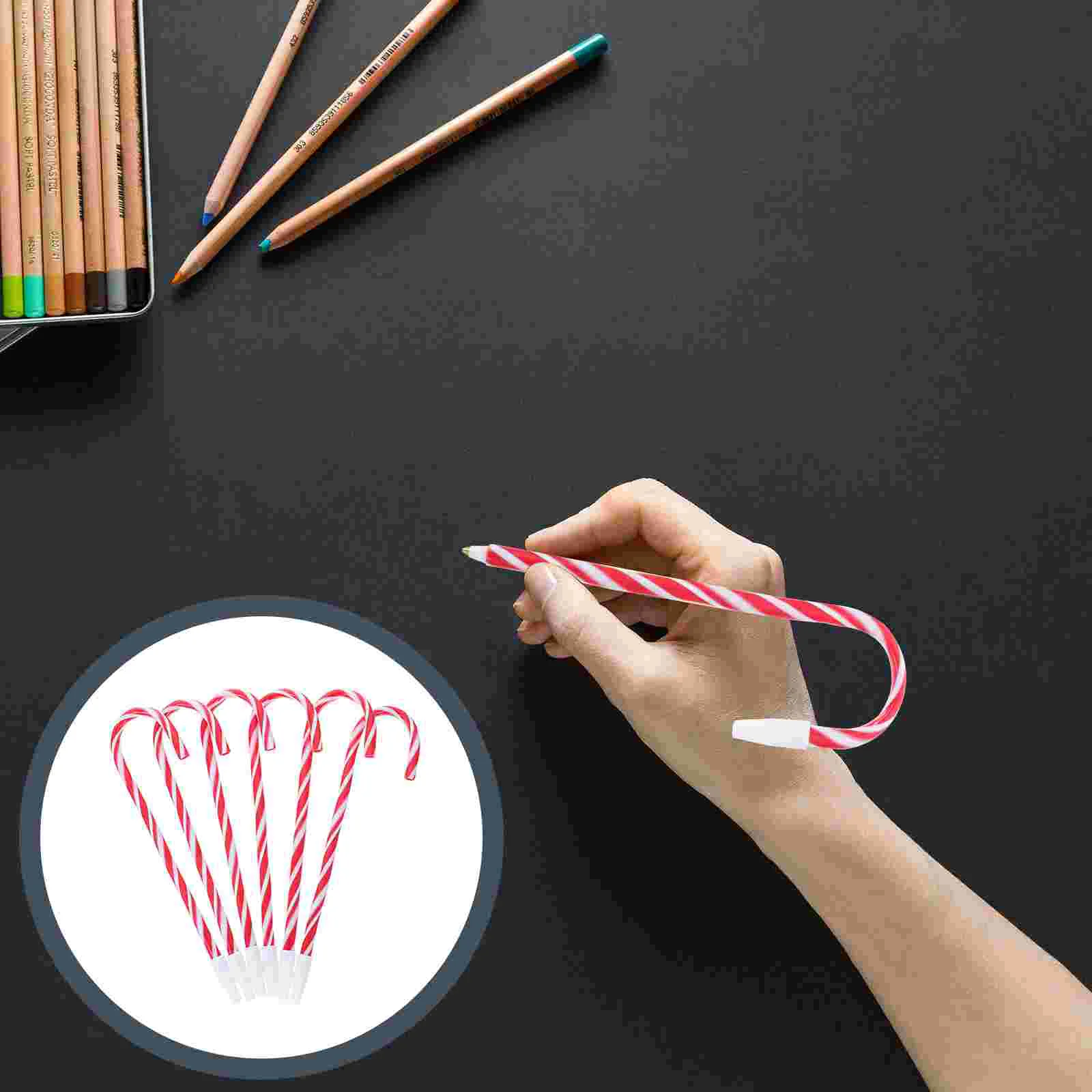 6Pcs Students Stationery Chic Christmas Pens Cartoon Writing (Assorted Color) | Дом и сад