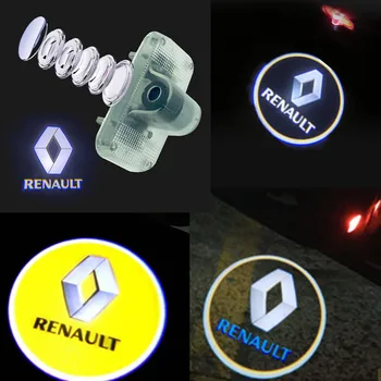 

LED Car Door Welcome Light For Renault Koleos 2008 2009 2010 2011 2012 -2016 Laser Logo Projector Decorative Lamp Accessories