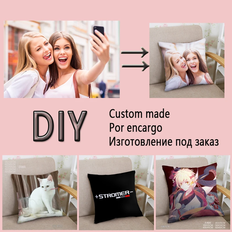 custom printed pillow covers