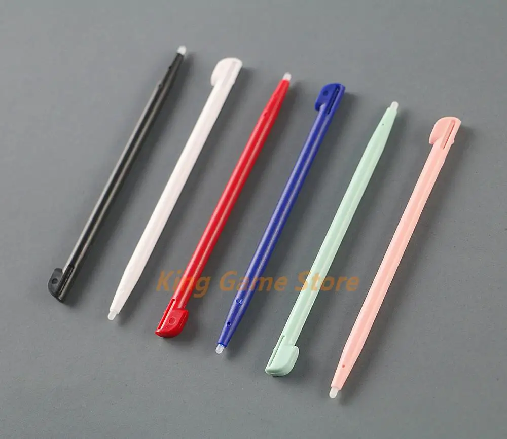 2DS 상단 표면 미러 외부 렌즈 커버 교체용, 닌텐도 2DS 콘솔용 LCD 화면 전면 플라스틱 블랙 화이트 40 개