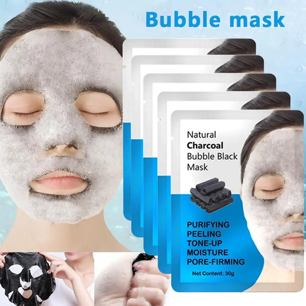 

Moisturizing black mask Face Facial Mask Fresh Anti-Acne Plant Extract Oil Control Hydrating Sheet Face Mask skin care whitening