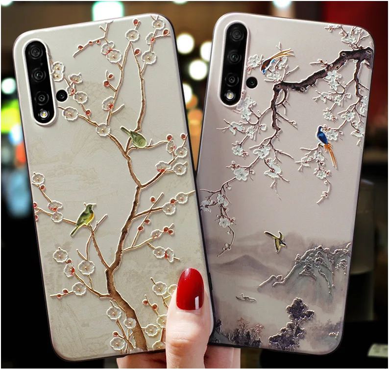 Cute Fashion Soft Silicone 3D Relief Phone Case Cover