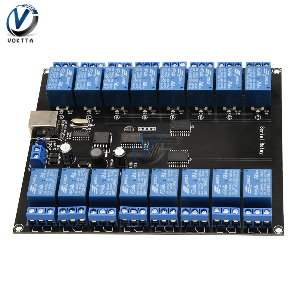 16 Kanal Relais Modul (12V) günstig online kaufen