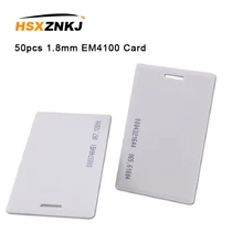 50 шт. 1,8 мм EM4100 Tk4100 125 кГц стикер брелок жетон кольцо Бесконтактный чип карта контроля доступа брелок RFID метки