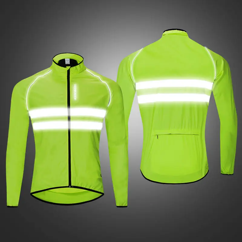 WOSAWE летние мотоциклетные куртки мужские светоотражающие высокая видимость спортивная верхняя одежда водоотталкивающая гоночная куртка M-3XL - Цвет: BL215-G