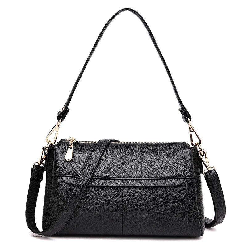 

Good Quality Bag Women's 2019 New Style Korean-style Fashion Mommy Bag Spring Oblique Bag Versatile Soft Leather Shoulder Bag