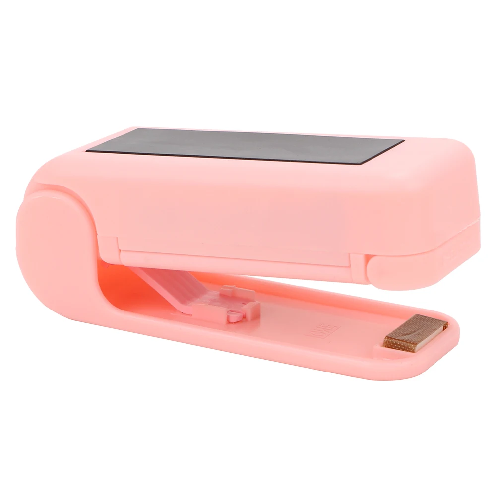 NICEYARD портативный импульсный запечатывающийся пакетик зажимы тепла запайки машина домашнего хранения кухонные аксессуары - Цвет: Розовый