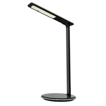 

LED Desk Lamp with Wireless Charger Standard Charge for iPhone Fast Charge for Galaxy 5 modes & 7 Brightness Levels