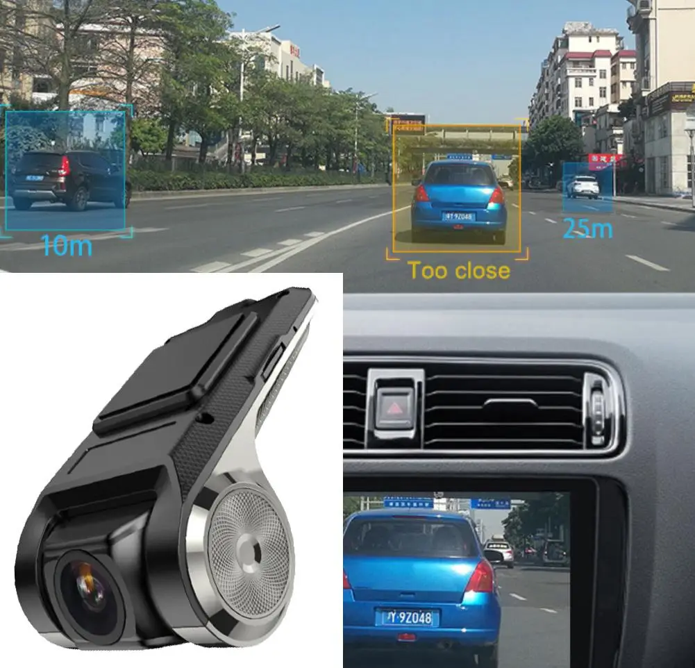 Mini Car DVR Camera 170 Degree Adjustable HD 1080P Driving Recorder камера заднего вида радар детектор camara para auto