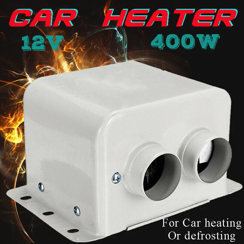 12 V/24 V Автомобильное электрическое отопление размораживания запотевания нагреватель PTC двойное отверстие обогревателем вентилятор влагоулавливатель Портативный 400W теплых Гетр