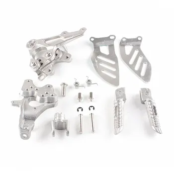 

1 Set Motorcycle Front Passenger Foot Pegs Footrest Bracket For Suzuki GSXR1000 2009 2010 2011 K9 Motor Accessories Aluminum