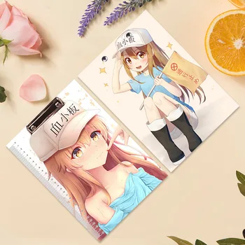 

Wooden Clipboard A4 Anime Writing Board Backing Plate With Scale Folder Anime Peripheral Products School Supplies