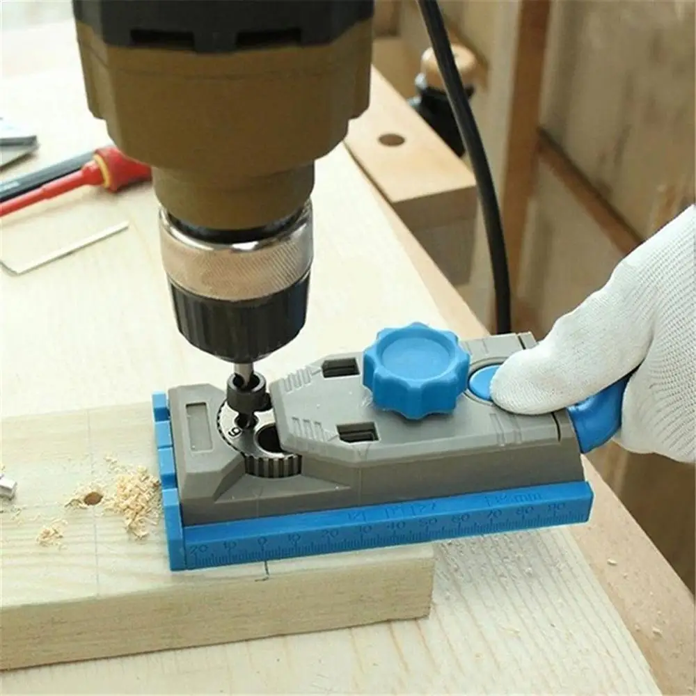 

Exquisite Woodworking Inclined-hole Positioner Punch Locator with Scale Line Carpentry Board Connector