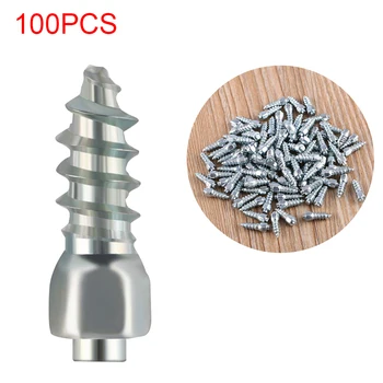 

100Pcs Screw in Tire Stud Spikes Racing Track Tire Studs Snowmobile ATV!