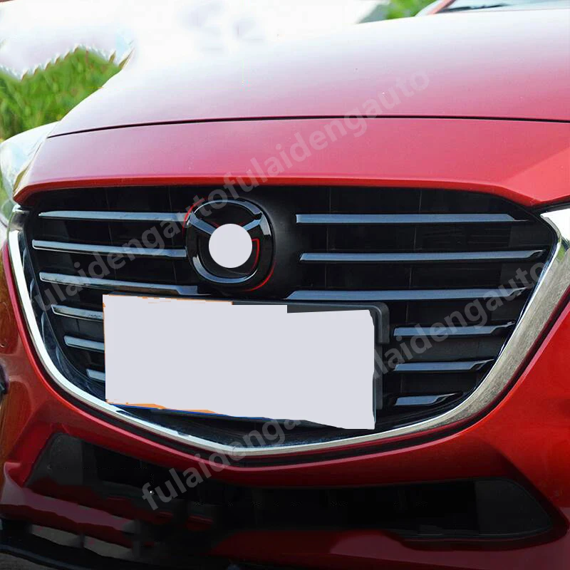 2 шт. для Mazda 3 Axela Sedan- углеродное волокно ABS передний и задний значок эмблема Накладка авто аксессуары