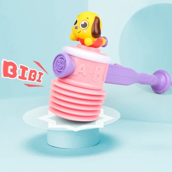 

Sensory Sound Play Infant Cartoon Baby Musical Toys Random Color With Light Developmental Hand Grip Striking Early Educational