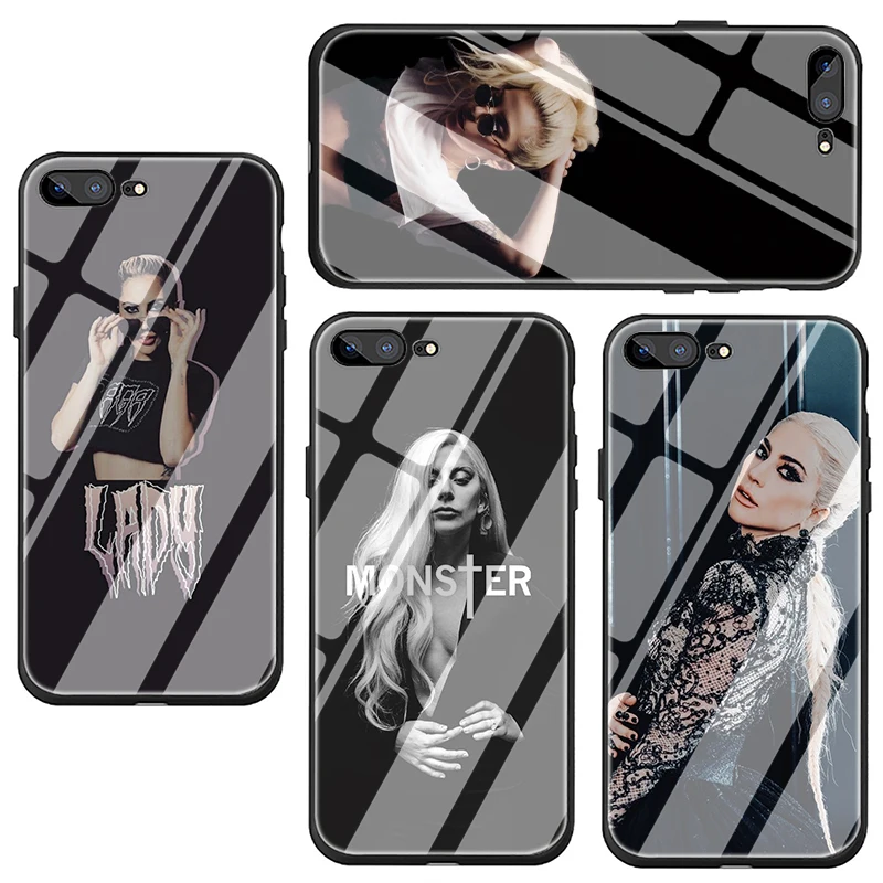Чехол для телефона EWAU Lady Gaga из закаленного стекла для iPhone 5 5S SE 6 6s 7 8 Plus X XR XS 11 pro Max
