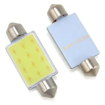 

2 pcs Festoon COB 12 Chips DC 12V LED Car Dome Reading Lights Car Lighting 41mm