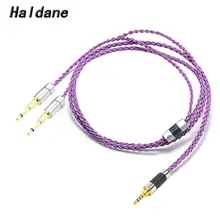 Haldane HIFI 8Core Silver Plated Headphone Replacement Upgrade Cable for OPPO PM 1 PM 2 HE1000 400S 560 Headphones purple