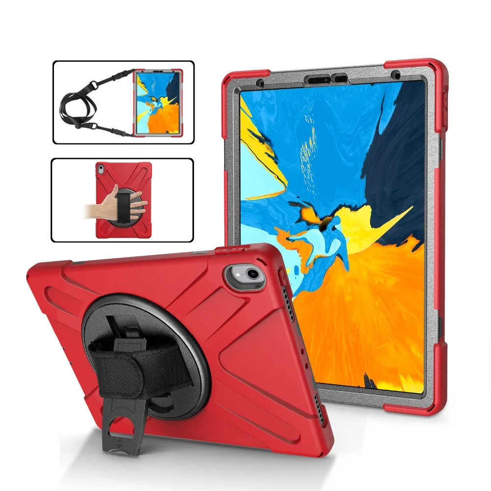 Чехол для планшета для iPad Pro 11 ''Детский противоударный военный сверхмощный чехол с кольцом для iPad Pro 11 A2013 A1934 A80
