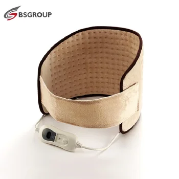 

220V - 240V Length ad Electric Heated Waist Belt Heating Pad Belt for Abdomen Stomach Spine Warmer Wrap Back Pain Relief EU Plug