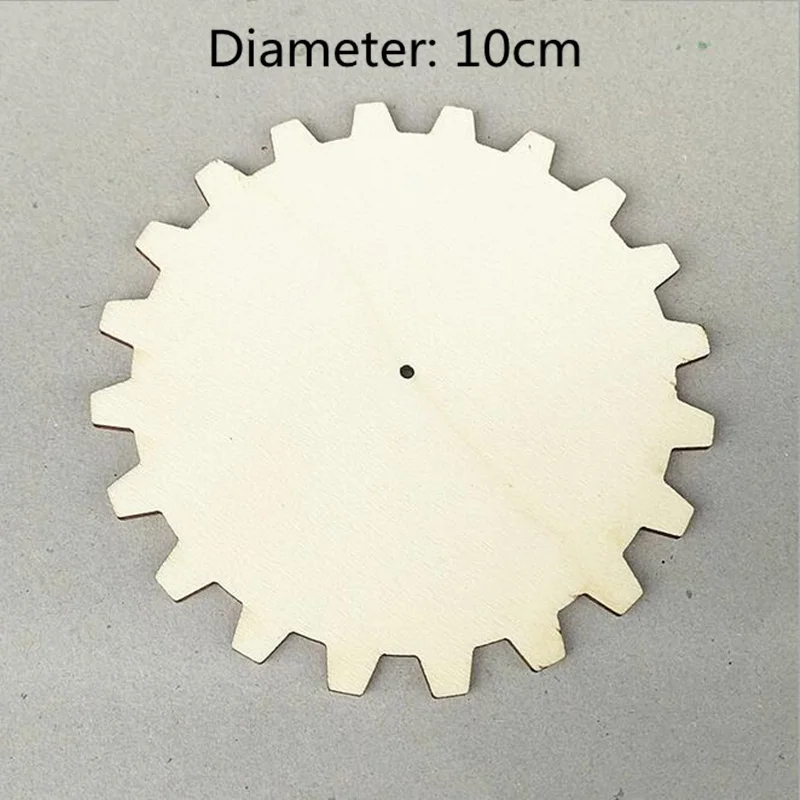 10 шт./упак. Незаконченные деревянные Шестерни головоломка искусство ремесла рисованной каракули аксессуары для Настольная игра Сделай Сам вечерние декор украшения