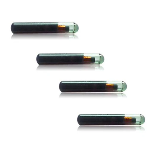 마이크로칩 동물 RFID 태그, EM4305 칩 포함, 125kHz, 134.2kHz, 2.12*12mm, 1.4*8mm, ISO11784/5 FDX-B, 물고기 개 고양이 식별용 4