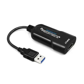 

Portable USB 2.0 HDMI Game Capture Card 1080P placa de video Reliable streaming Adapter For Live Broadcasts Video Recording