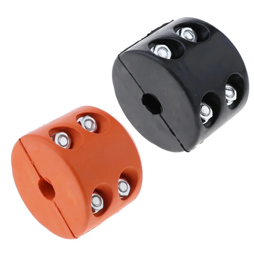 2 Piece ATV UTV Winch Rubber Line Cable Lift Stopper Rubber Cushion + Screw