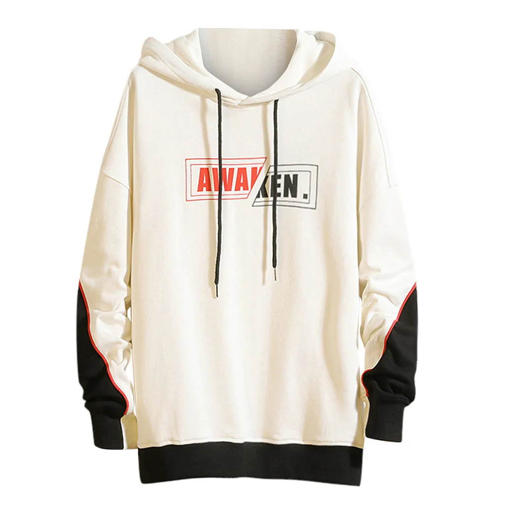 

2019 hot products Men's Autumn Winter Casual Long Sleeved Hooded Sweater Tops Blouse Dropshipping Discount Free Shipping