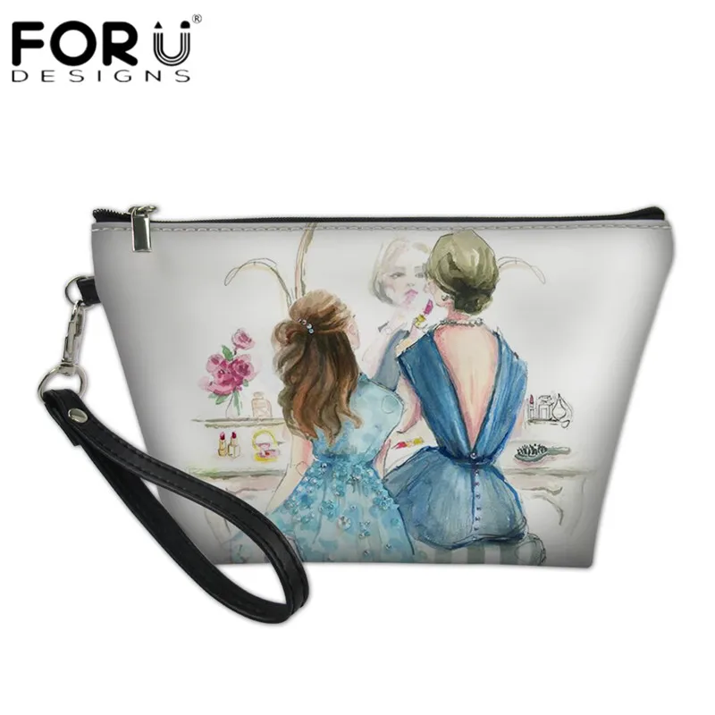 FORUDESIGNS/Чехлы для макияжа на молнии, модные косметички Super Mama Dad, Girl, Mom, Boy, Baby, косметички для девочек-подростков, туалетные принадлежности, органайзер для семьи - Цвет: HMA536Z8