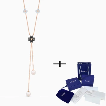 

SWA 2020 new high quality fashion exquisite LATISHA Y-shaped necklace for girlfriend romantic birthday Valentine's Day gift