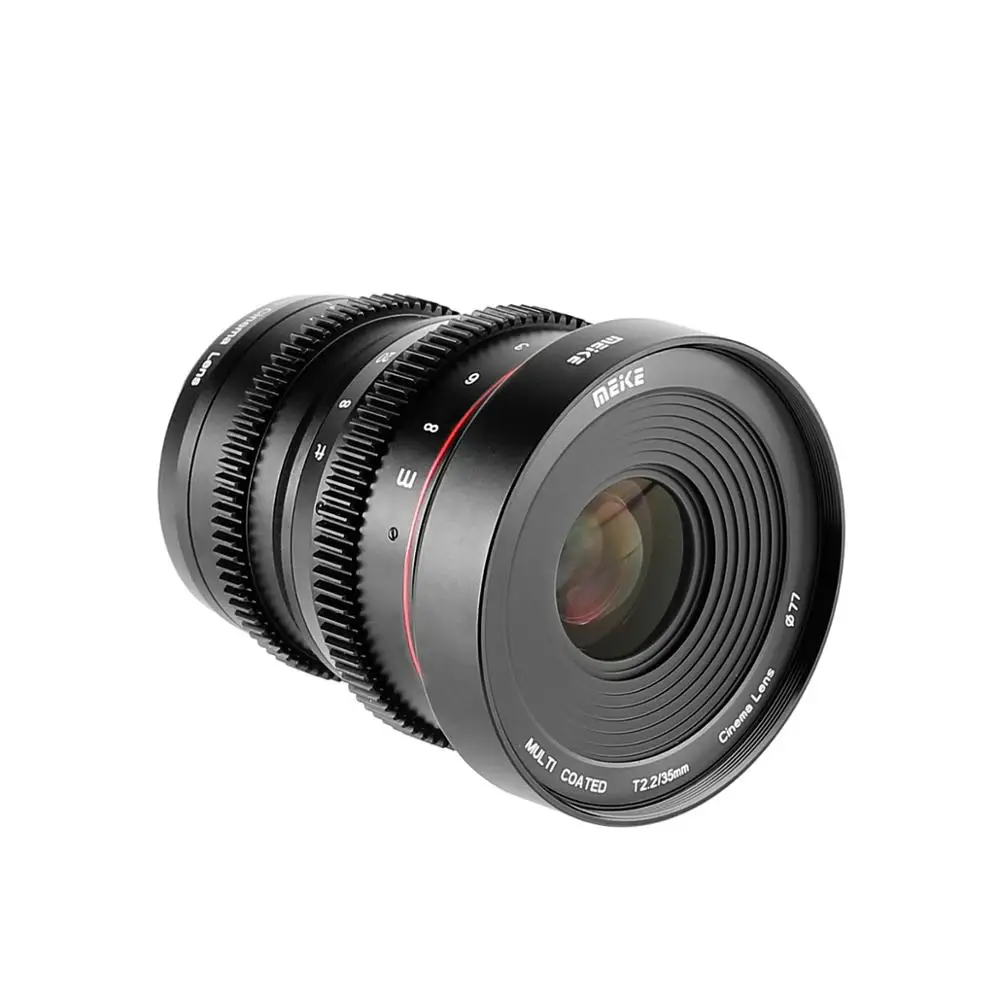 Meike MK 35 мм T2.2 ручная фокусировка асферический портретный объектив Cine для Micro Four Thirds(MFT, M4/3) крепление для Olympus Panasonic