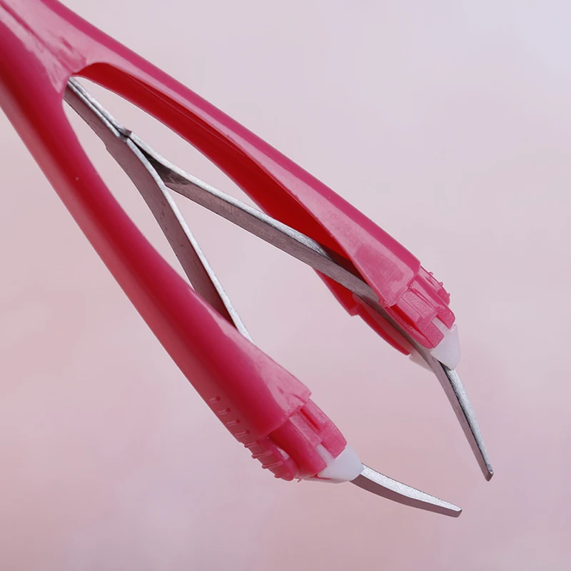 PINCE A EPILER,Pince à épiler professionnelle, en acier inoxydable, à pointe inclinée