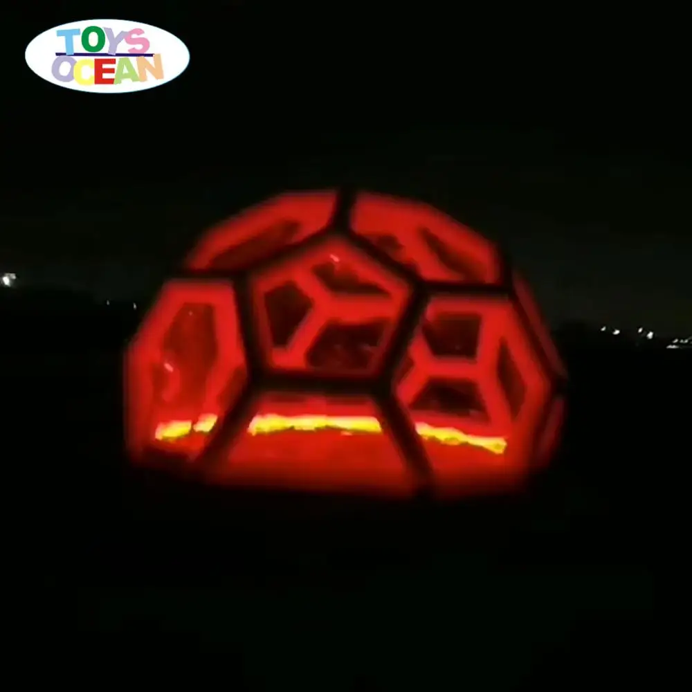 Уличный надувной дом для кемпинга футбольного мяча купол светодиодный дисплеем