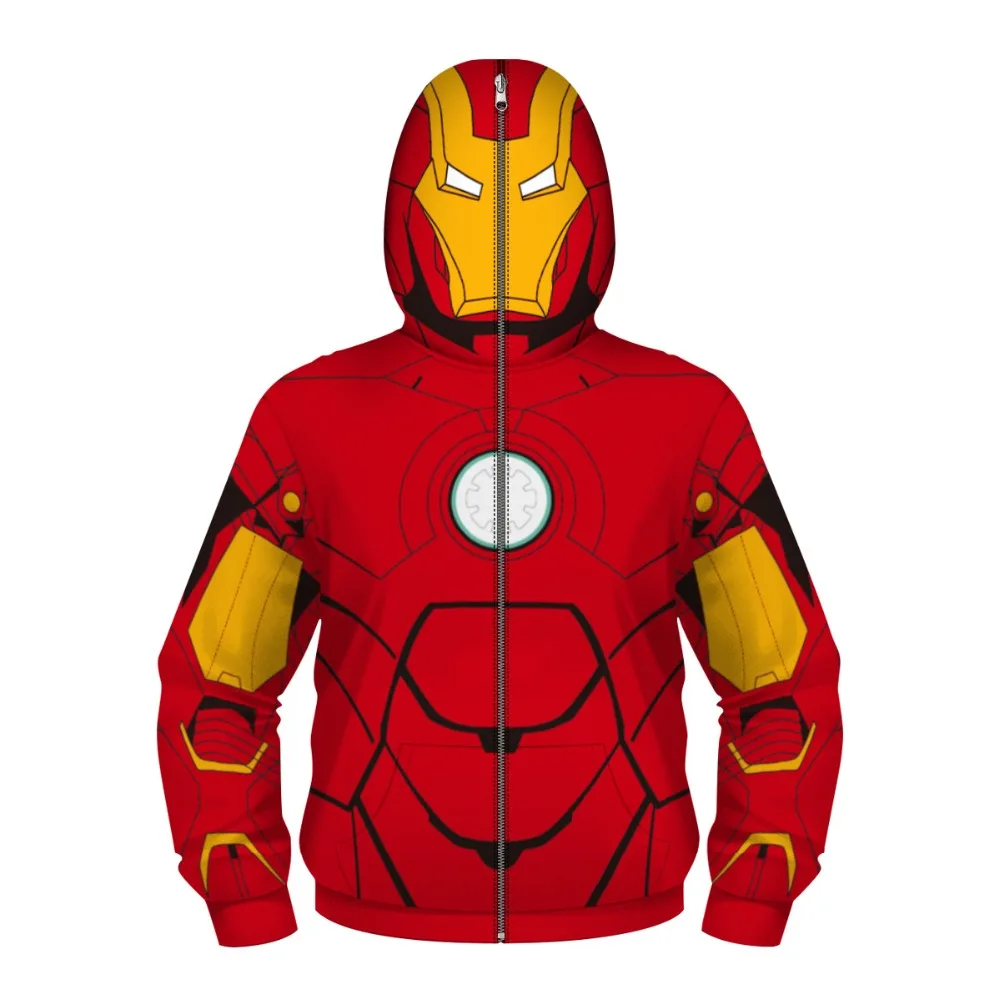 Новейшая куртка для мальчиков, пальто, ролевые игры, Мстители, Капитан Америка, Железный человек, Звездные войны, Дарт Вейдер, толстовка с символикой Человека-паука, толстовка - Цвет: Серый