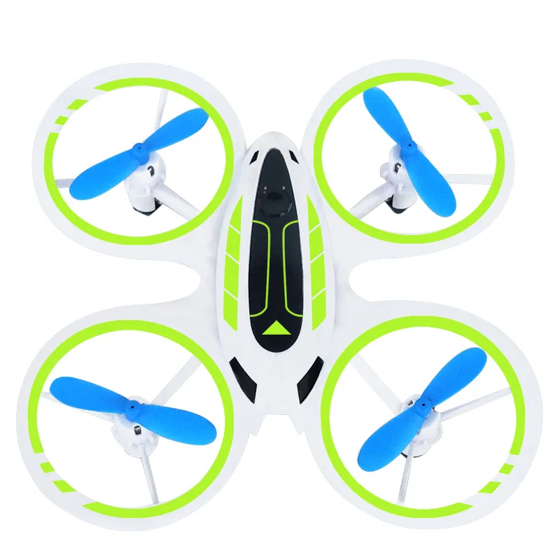 

Mini Four-axis UAV (Unmanned Aerial Vehicle) Dazzling Light Aircraft for Areal Photography Set High with Protective Shield Child