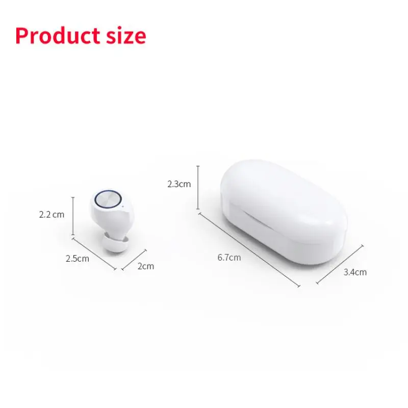 Tws Bluetooth 5 0 Headset Wireless In Ear Tw60 Macaron Sports Headphone Smart Touch Noise Canceling Earphone with Mic Earbuds
