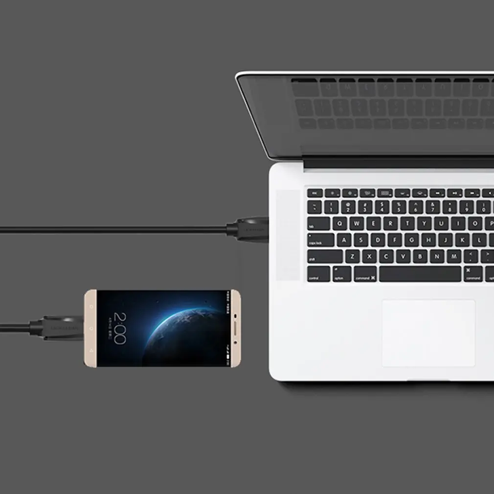 Vention A46 Сильная Совместимость USB2.0 type-C кабель для зарядки USB2.0 штекер type-C Мужской кабель для зарядки данных для Android