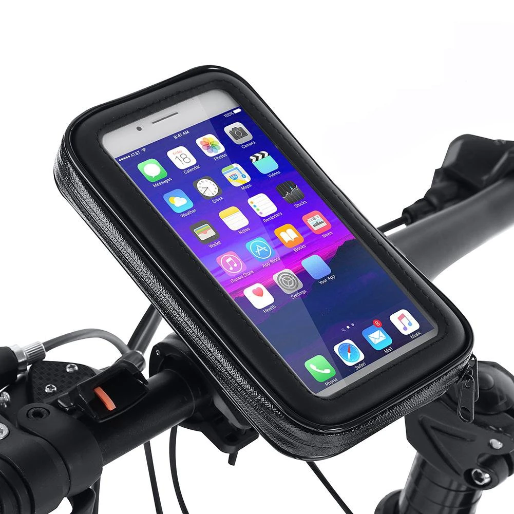 iphone holder for tripod Waterproof Bicycle Phone Holder Motorcycle Bike Handlebar Phone Case Bag for iPhone 12 Pro Max 11 Samsung Bike Phone Stand Mount wall phone holder