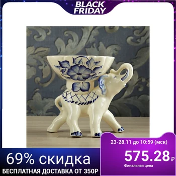 

Elephant candy bowl, painting