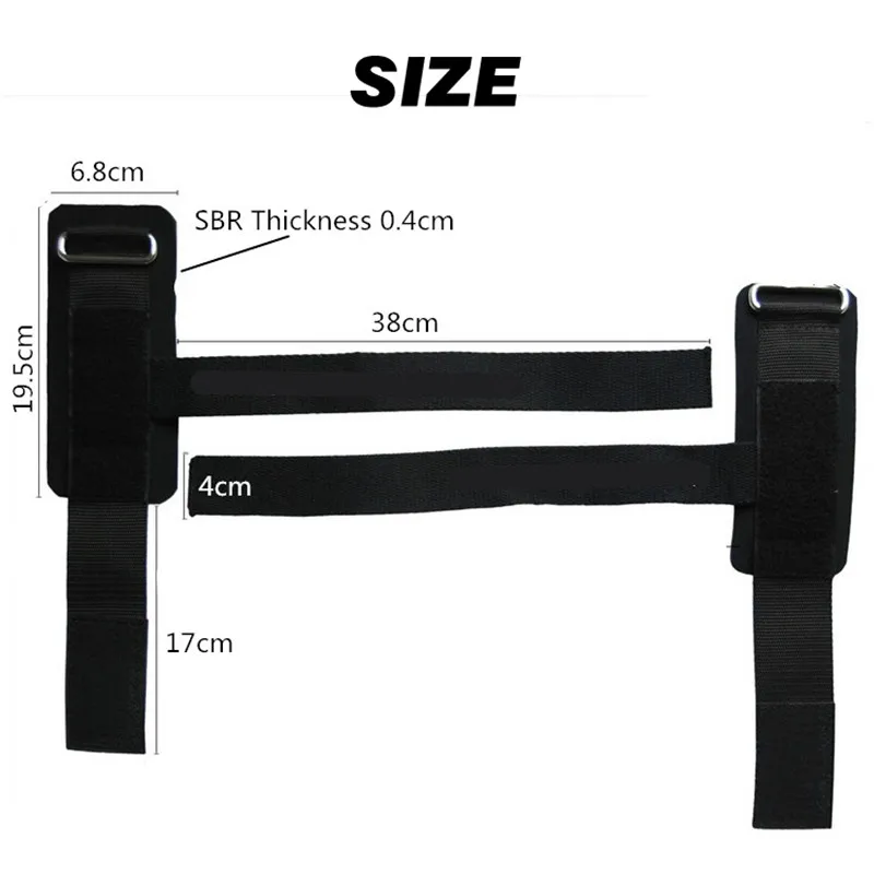 Fitness WeightLifting Wrist Support Straps Sports Gloves Protector Gym Weight Lifting Straps S093
