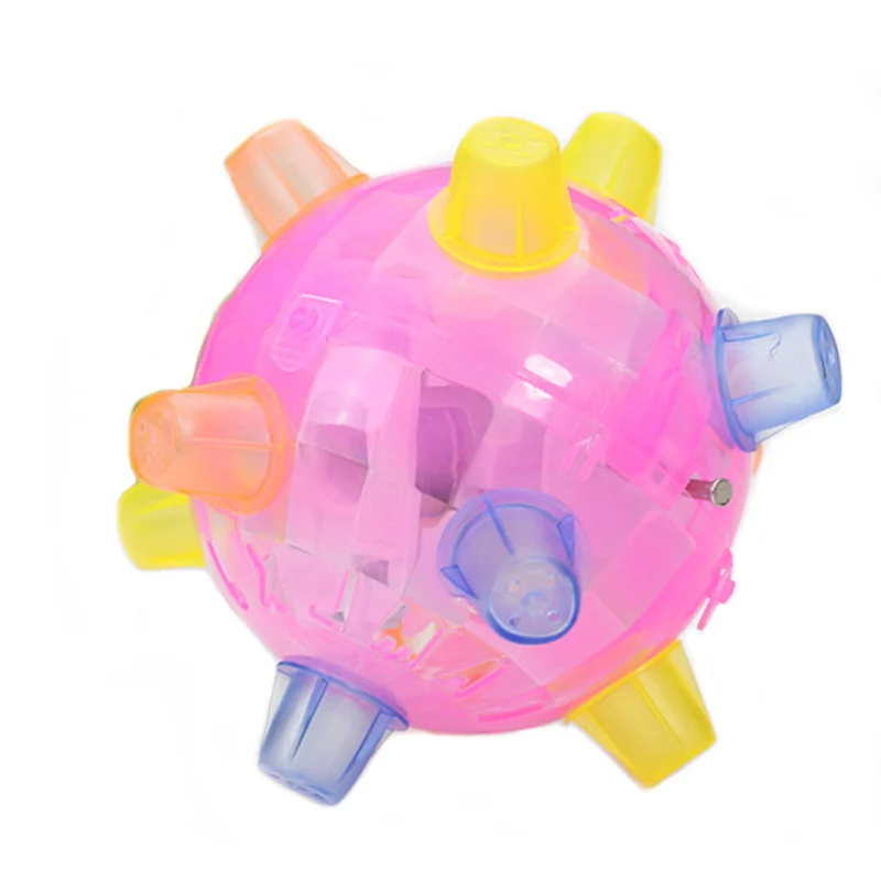 

Dog Ball Glowing Pet Ball Toy Music Creative Flashing Dancing Fun Jumping Balls Pet Dog Interactive Balls Pet Toy Supplies