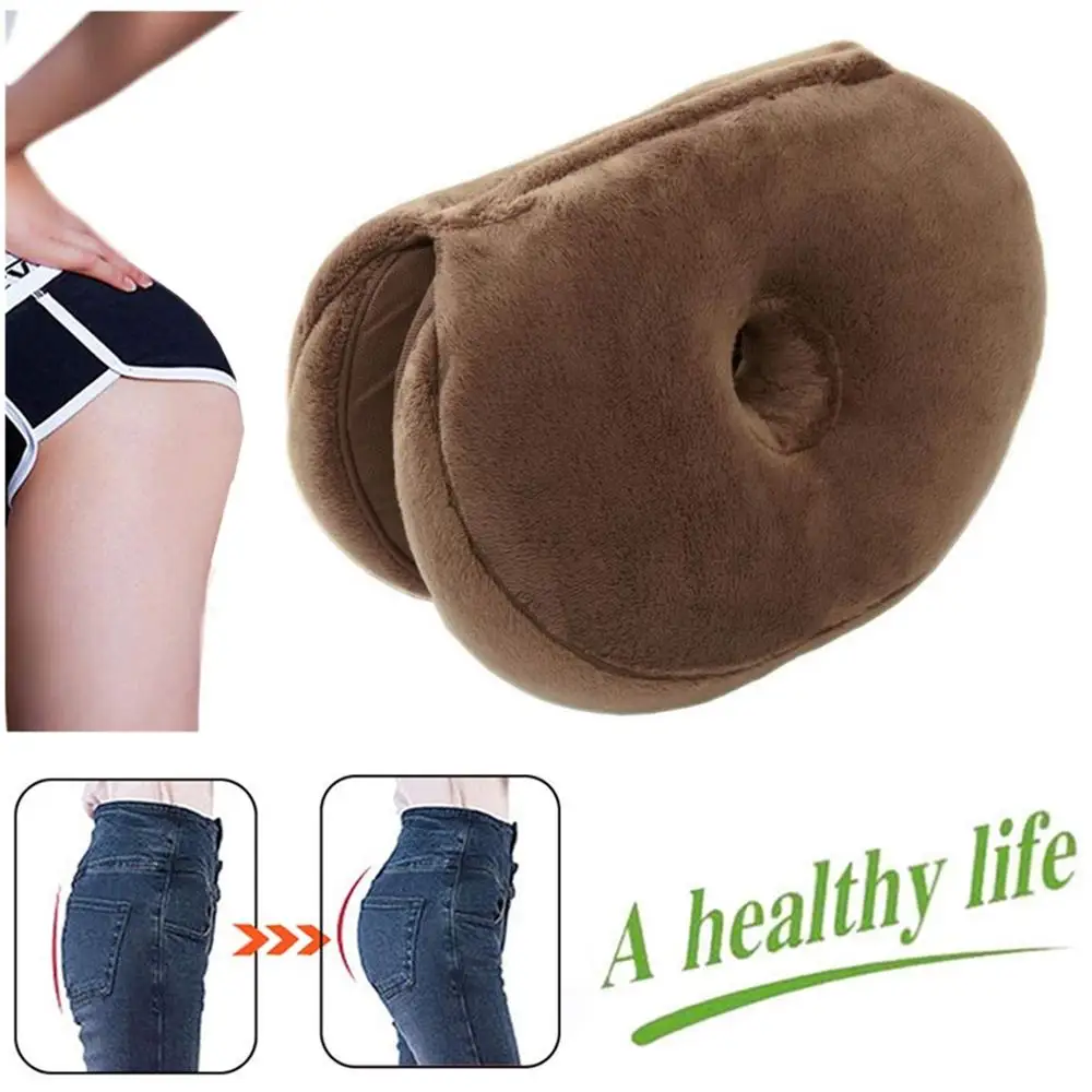 

Dual Comfort Cushion Lift Hips Up Multifunction Folding Butt Posture Correcting Cushions Pressure Relief Fits in Car Seat Office